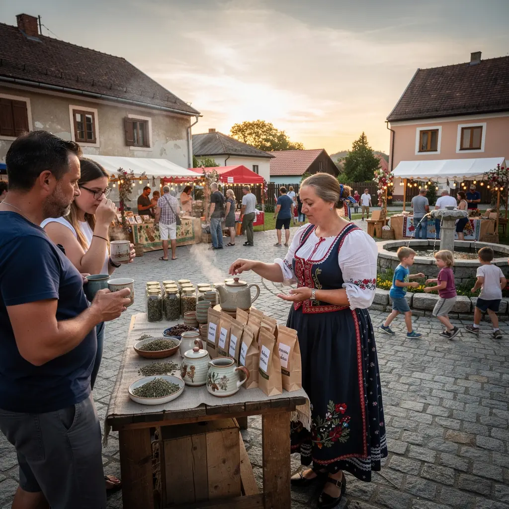 Šálka čaju s medom a škoricou na servírovacom tanieriku